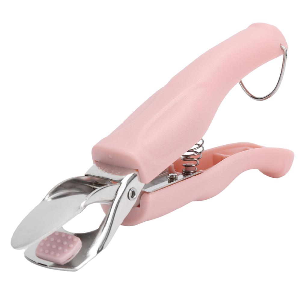 Schüsselgreifer Edelstahl Verbrühschutz Rutschfest Clip Heißplattenklemme Küchenhelfer(Rosa )