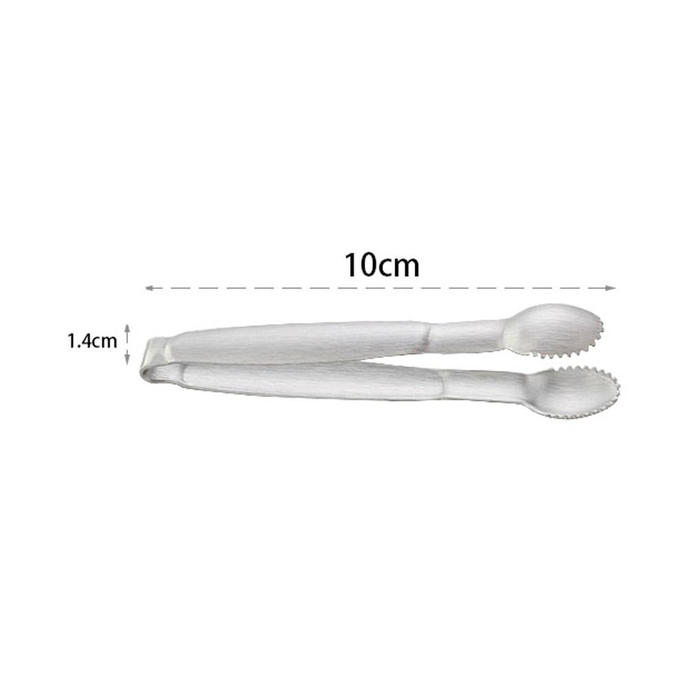 4Pcs Gold Plated Mini Serving Sugar Cube Tongs Stainless Steel Ice Tongs Ideal for Party Tea Coffee Bar Home Supplies