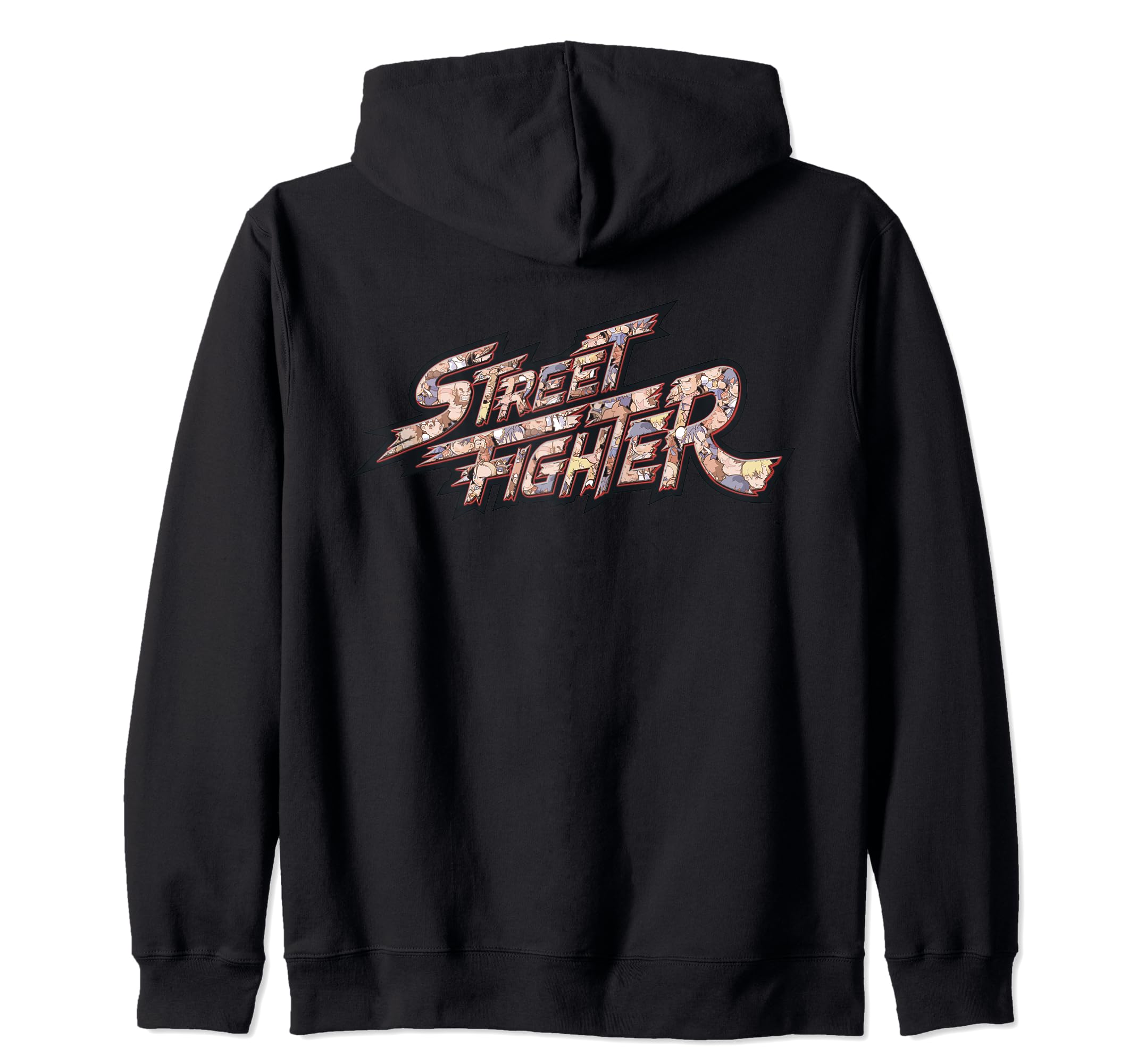 US Street Fighter + Логотип Чиби 01 Толстовка на молнии