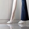 French beige simple atmosphere pointed thin heel high heels women's new celebrity elegant professional single shoes women