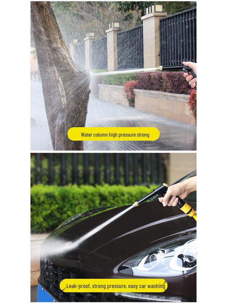 High-Pressure Water Gun Set for Car Wash, Garden Hose, and Cleaning Tasks