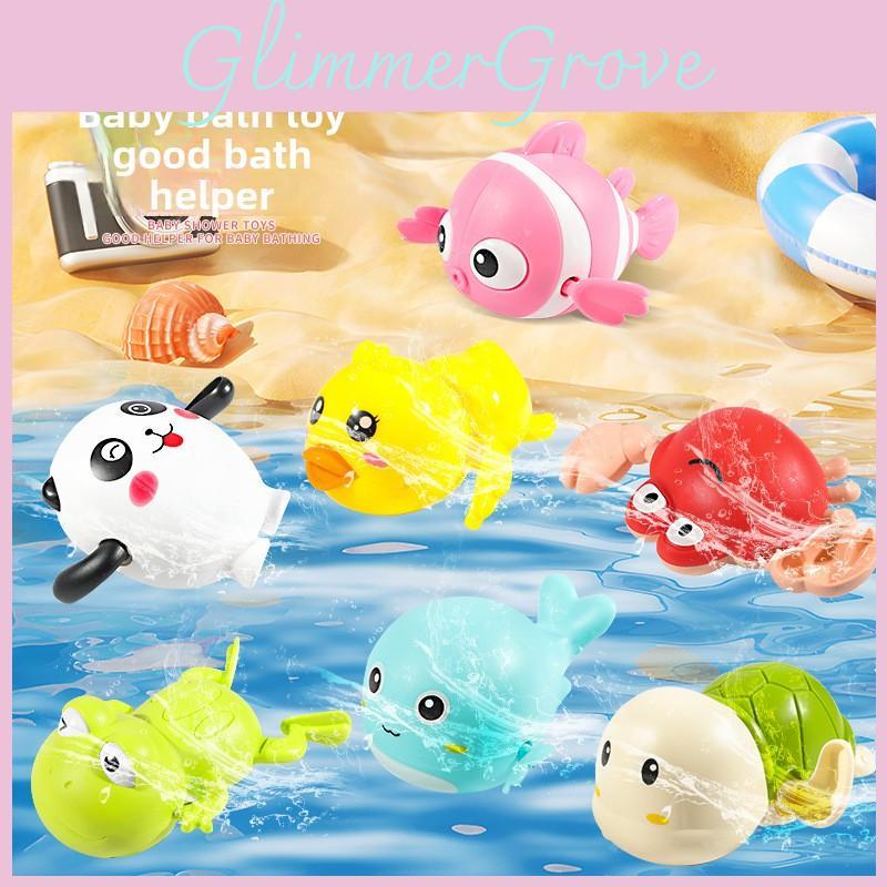 Childrens Water Play Toy Set With Plastic Marine Dolphin Turtle Animals For Bath Time And Sensory Development