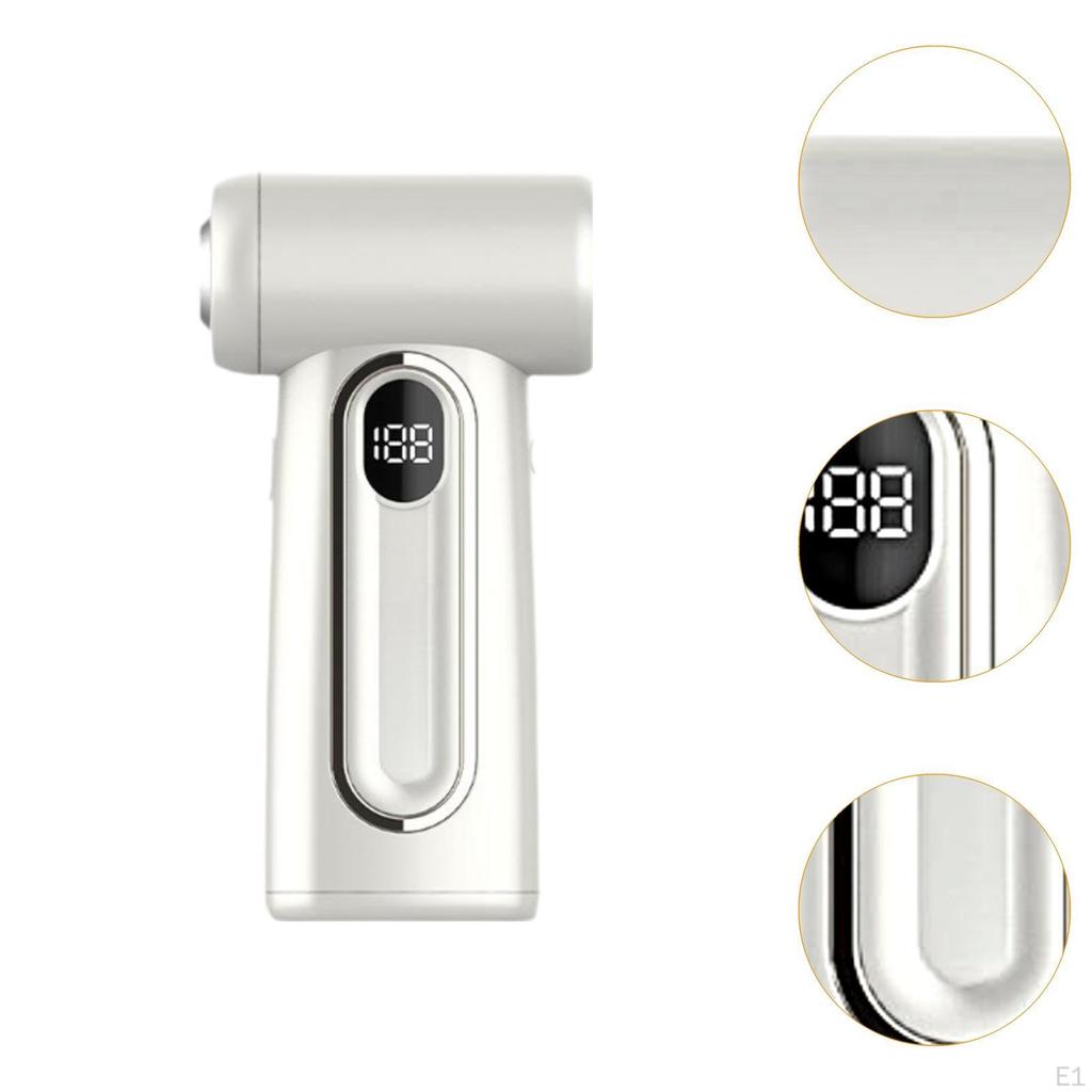 Hand Held Fan Hair Dryer Charging with Brushless Motor Cooling Personal for Office Dorm