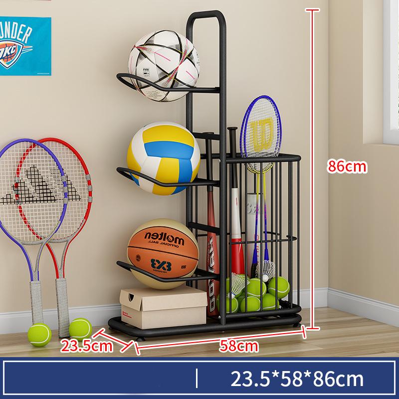 Indoor Children Basketball Storage Rack Put Ball Football Storage Basket Placed Rack Kindergarten Volleyball Stand Holder Space