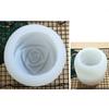 4PCS Ice Making Molds Rose Shape Silicone Mold for Freezing Chocolates Candles White