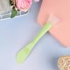 Silicone Facial Mask Brush Soft Head With Scraper Integrated Dual-Use Mud Film Brush Diy Film Adjusting Beauty Tool Beauty