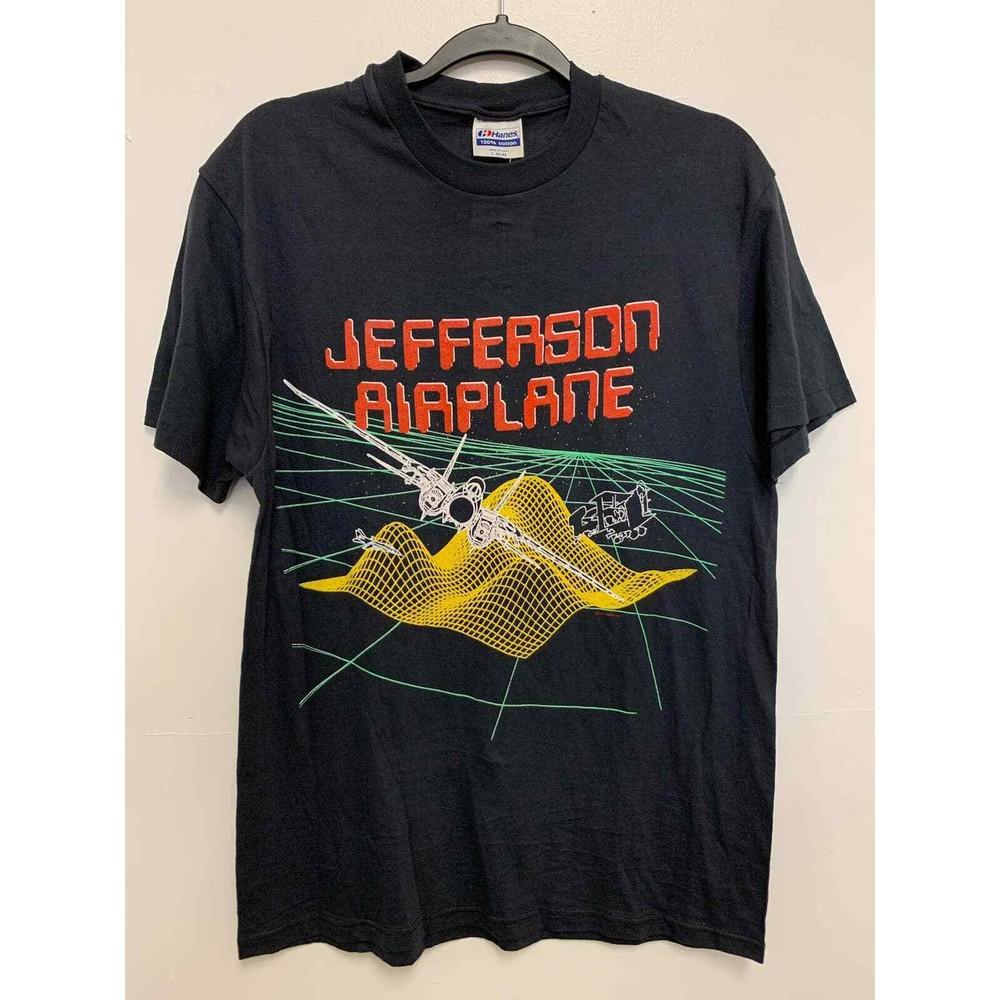 

1989 Jefferson Airplane Tour Cotton Black Unisex S-5XL VN3551 Unisex T-Shirt XXXXL