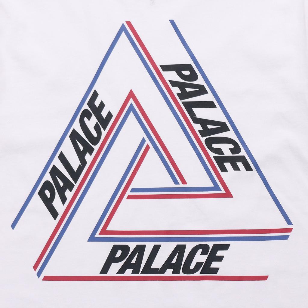 Palace Basically A Tri-Ferg T-Shirt Unisex Tops White P20TS001