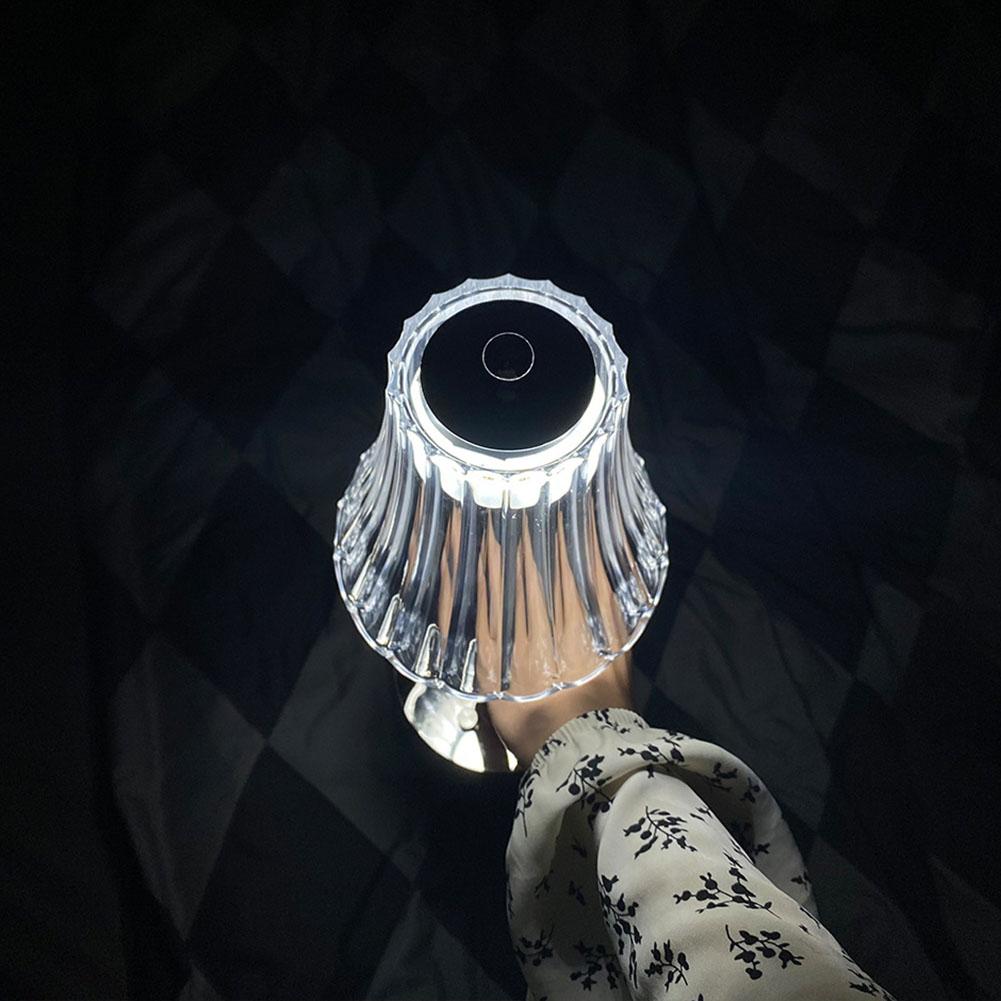 Table Lamp LED Touch Sensor Desktop Night Light Rechargeable Wireless Reading Lamp for Restaurant Hotel Bar Bedroom Decor Light