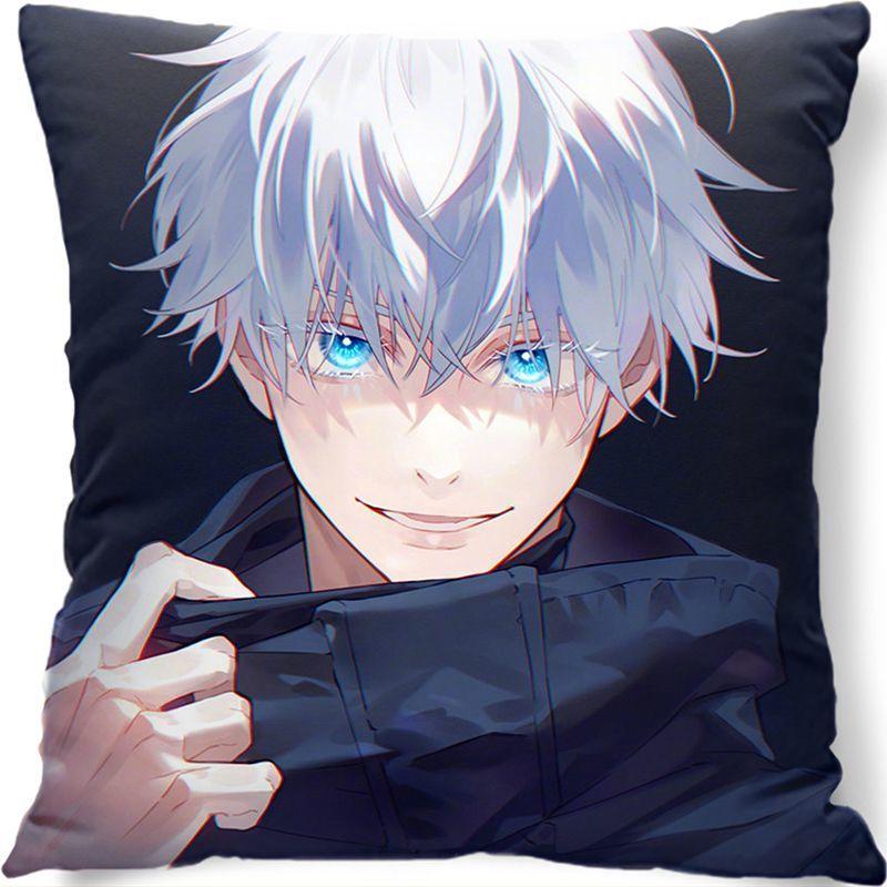 Gojo Satoru Jujutsu Kaisen Peripherie-Kissen Itadori Yuji Animation Schlafsaal Schlafzimmer Sofakissen Zweidimensionales quadratisches Kissen