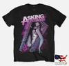 Asking Alexandria Coffin Girl T Shirt Full Size S-5XL