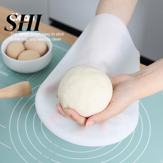 Meat Marinating Bag Silicone Kneading Reusable Food Grade Multifunctional Bread Pastry Odorless Dough Rolling Mixer Pouch Kitchen Baking Tool