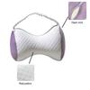 Knee Pillow with Washable Polyester Cover and Yielding Center, Carry Loop for Side Sleep and Between-Knee Placement