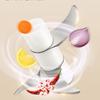 Electric Garlic Chopper Mini Food Processor for Mincing Garlic Meat Quiet Mushroom Shape Compact Kitchen Gadget for Home Cooking