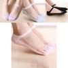 Women Colors Sexy Ultra-thin Elastic Silky Short Silk Lace Invisible Socks For Effortless Elegance