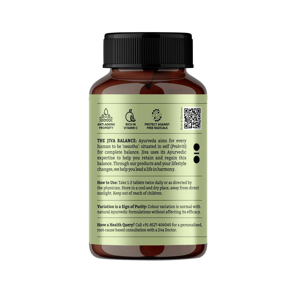 Shatavari Tablets 500 Mg | Classical Ayurvedic Shatavari (Asparagus Racemosus) Tablets | Jiva | 120 Tabs