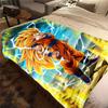 1 Stück DRAGON BALL Aufdruck Flanelldecke, Hohe Qualität für alle Jahreszeiten, Heimdekoration, Wärme und Komfort, Perfekt für Weihnachtsgeschenke