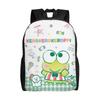 K-KeroKeroKeroppies Backpack for Women Men Waterproof College School Cute Frog Bag Print Bookbags