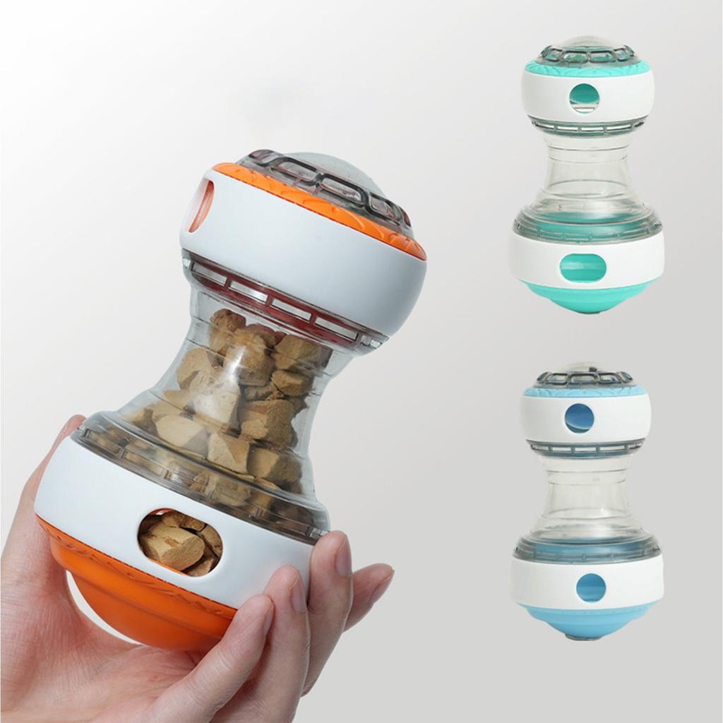 Hund Interaktives Roller Puzzle Spender Spielzeug, Interaktives Spielzeug, Verstellbares Hunde-Snack-Spender-Spielzeug, Verbessert die Verdauung des Haustiers, Hunde-Kauspielzeug, Haustiergeschenk
