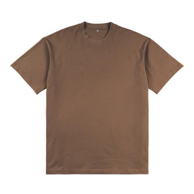 Herr | 240g Högkvalitativ Ren Bomull Casual Mångsidig T-shirt för Både Män och Kvinnor, Snabbtorkande Andningsbar Bas T-shirt