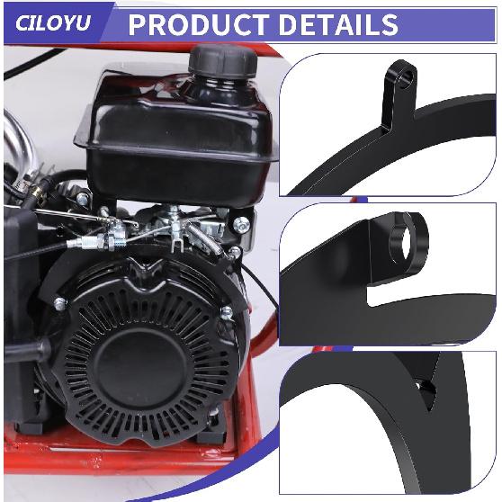 Throttle Control Linkage Bracket With Mini Bike Throttle Kit Compatible With Predator 79Cc 98Cc 99Cc 3.0HP Engine Coleman CT100U CC100X Massimo MB100