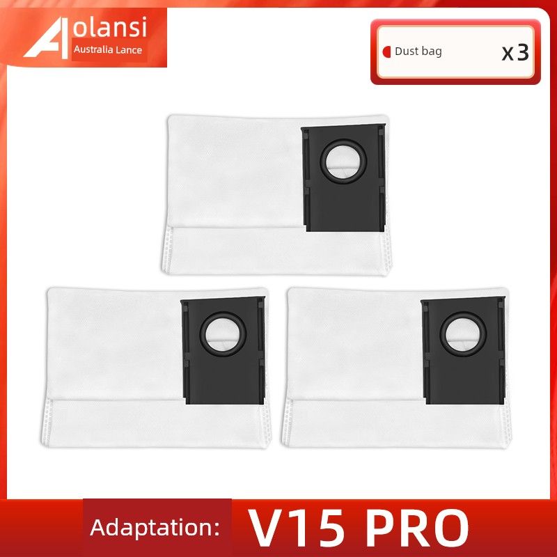 with Midea V15 Pro/Max Osmo Sweeping Robot Accessories Roll Side Brush Filter Mop Cloth Dust Bag Consumables
