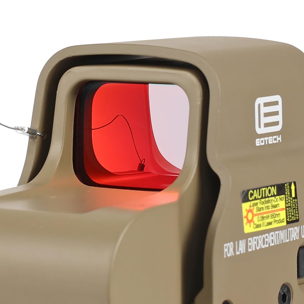 Ryohin Buhin Iotec Type 558 EXPS DE Dot Sight Replica with Ruby Coated Circular Reticle and Anti-Reflection Lens, EXPS3-0 EXPS3 Holographic Sight