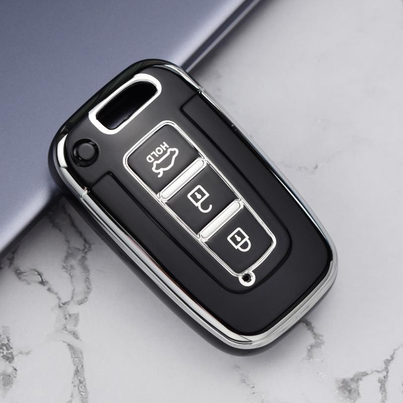 3 4 Button Smart Key Case Cover Shell Fob Holder For Kia Sportage K5 K2 Sorento Optima Forte For Hyundai Ix35 Elantra Sonata 8 9