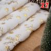 160X50Cm Pv Velvet Gilded Snowflake Velvet Fabric for Christmas Decoration Pillow Cover Women's Hoodie Handmade Diy Sewing Cloth
