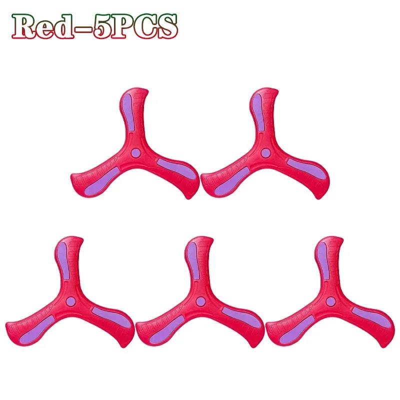 Outdoor Soft Boomerang Flying Disc Three Leaf Cross Toy Interactive Sports for Children Adult Kids Decompression 6
