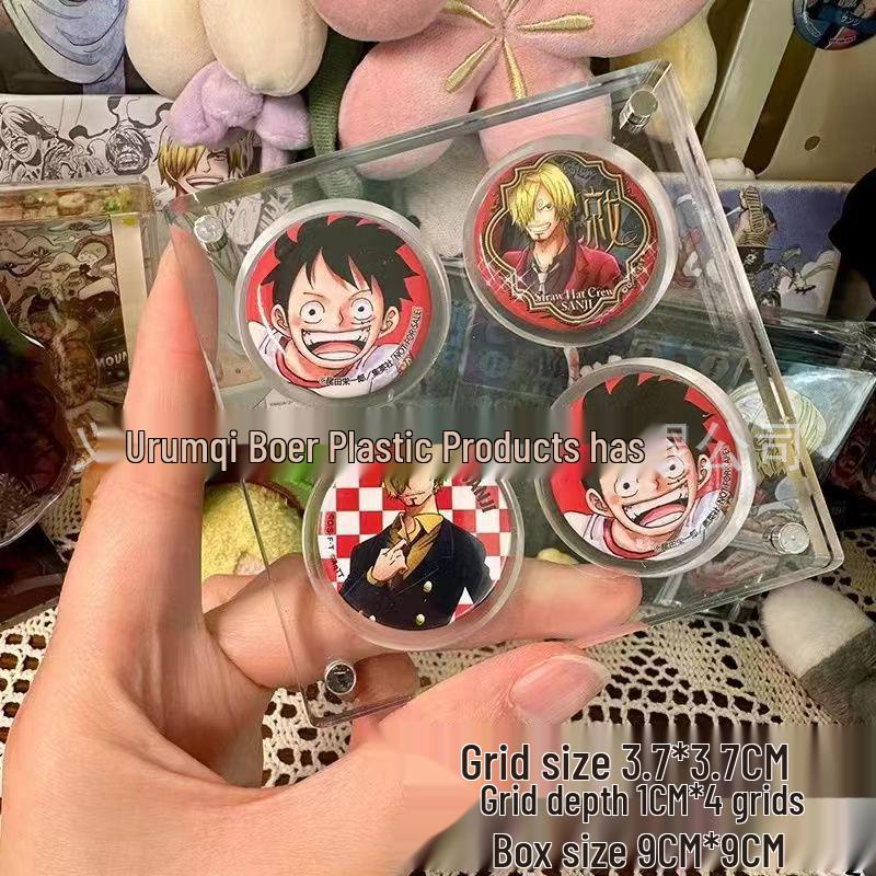 

Акриловая мини-коробка для хранения в виде раковины конха высокой прозрачности