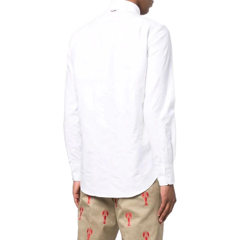 Thom Browne button-fastening long-sleeve shirt MWL272E-E0023-100