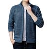Men's Knitted Fleece Zipper Jacket Men's Sports Large Size Casual Jacket
