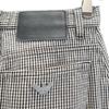 ARMANI JEANS made in Italy Houndstooth Pattern Long pants W28 Houndstooth Women Used