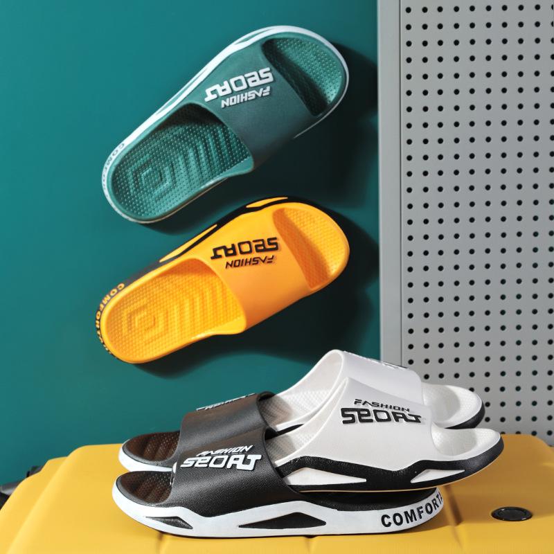 2023 Men's Slippers Men's Outer Wear Summer Home Non-slip Thick-soled Indoor Home Sandals and Slippers Women