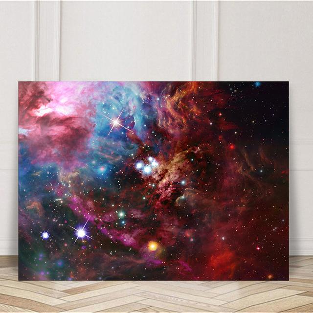 

Космос Звездное небо Висящая картина Космос Галактика Украшение Картина Солнечная система Вселенная Планета Холст Настенное искусство Домашний дизайн 21cm×30cm NoFrame
