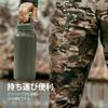 OneTigris 1 Liter Stainless Steel Water Bottle Set with Cover, Vacuum Insulated, Keeps Hot or Cold, Includes 3 Replacement Lids, 2 Straws, and 1 Brush