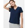 Uniqlo Japan Slub CoTTon V Neck T