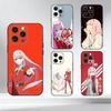 Z-Zero T-Two Anime Phone Case For iPhone 17,16,15,14,13,12,11 Plus,Pro Max,XS,Soft Silicone Black Cover