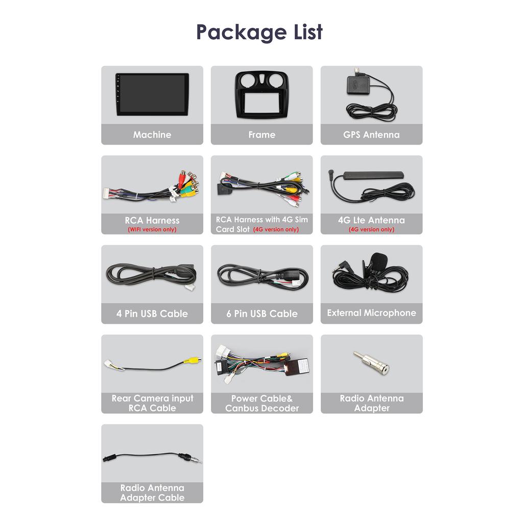 OSSURET Carplay 4G Android 13 Car Radio for Renault Logan 2 2014 - 2019 Sandero 2  Multimedia Video Player GPS 2din Autoradio 7862 Intelligent Screen