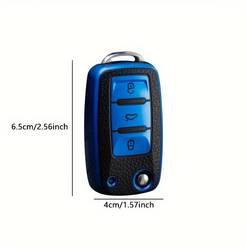TPU Car Key Case Cover for Volkswagen Fox Tiguan Passat Golf Jetta Beetle Kodiaq Superb Octavia Seat Accessories