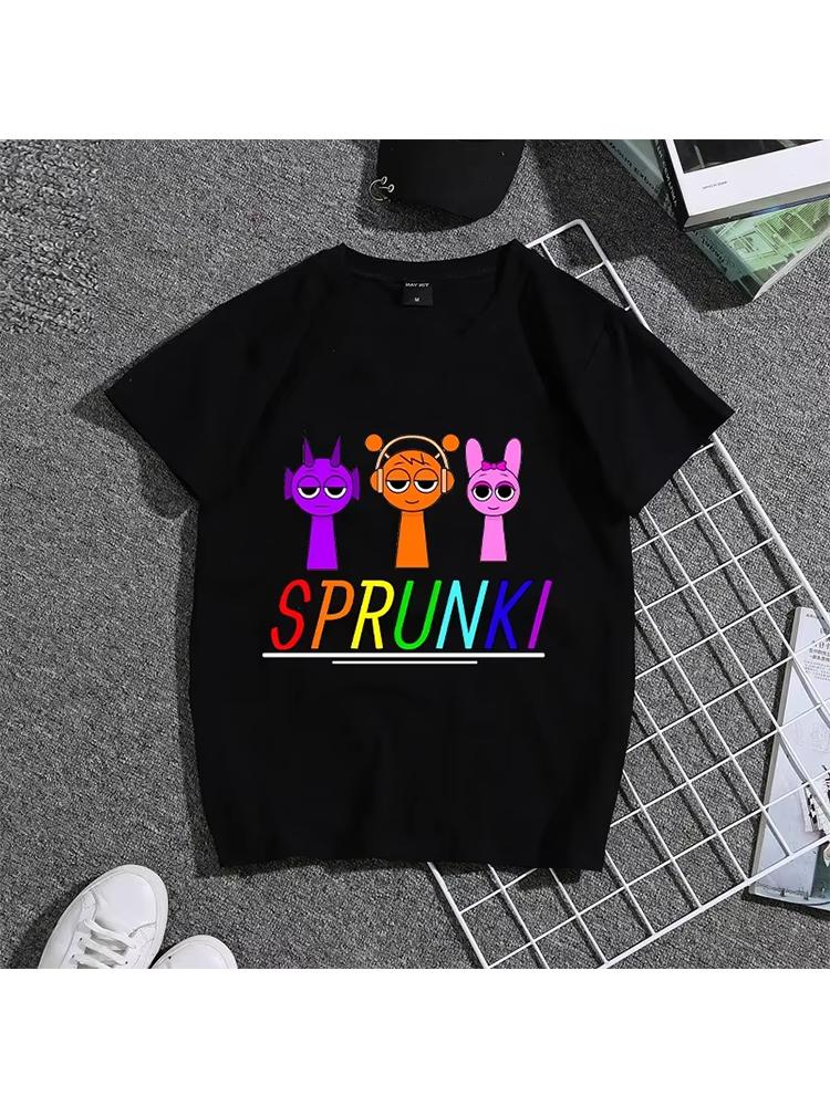 Kids Boys Cute Music Cartoon Characters Graphic TShirt Soft Cotton Crew Neck Tee Casual Summer Wear for School Playdf0018