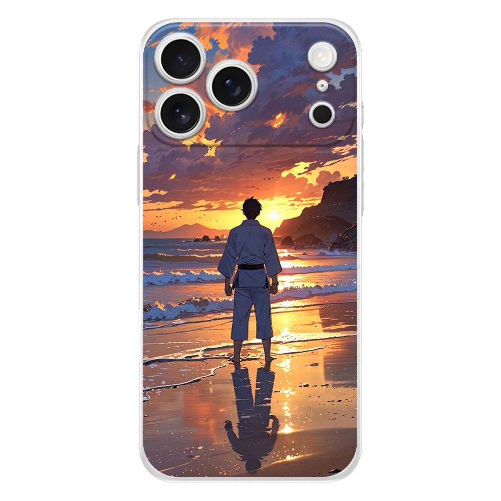 Soft Clear Phone Case For iPhone 17 Air 16E 16 11 15 14 Pro MAX 12 13 7 8 Plus SE Easter Cover Protection Japanese Martial Judo