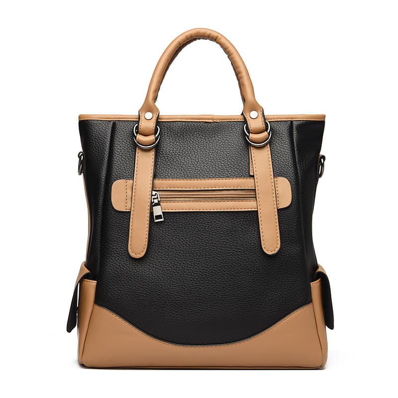 Fashion Women's Bag Color Matching Shoulder Messenger Bag Tote Bag