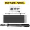 Tripod Projector Screen with Stand 80 inch 16:9 4K HD Projection Screen Stand Wrinkle-Free Height Adjustable Portable Screen for Projector Indoor &