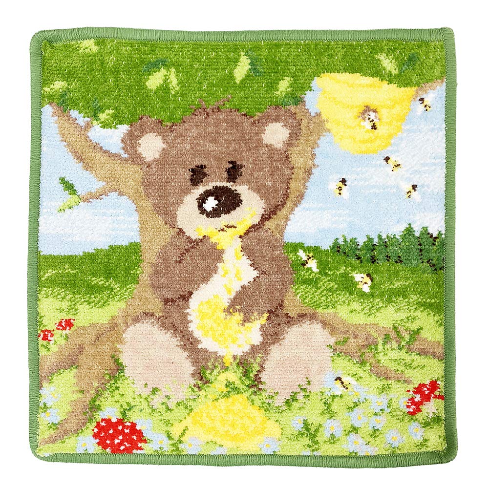 Feiler Handkerchief Hand Towel 25cm Honey Bear Kiwi [Item]