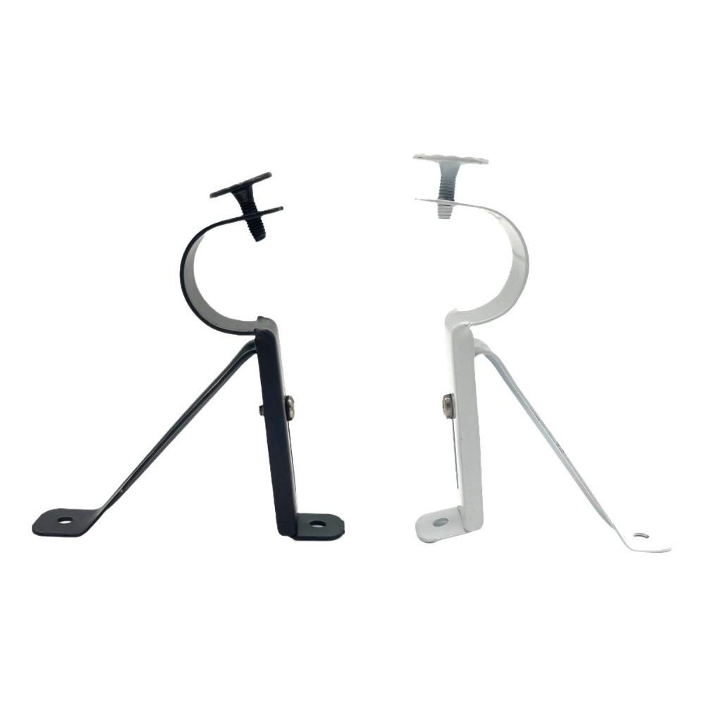 2pcs Hardware Drapery Holders Curtain Hanger Curtain Support Rack  Drapes Rod Accessory