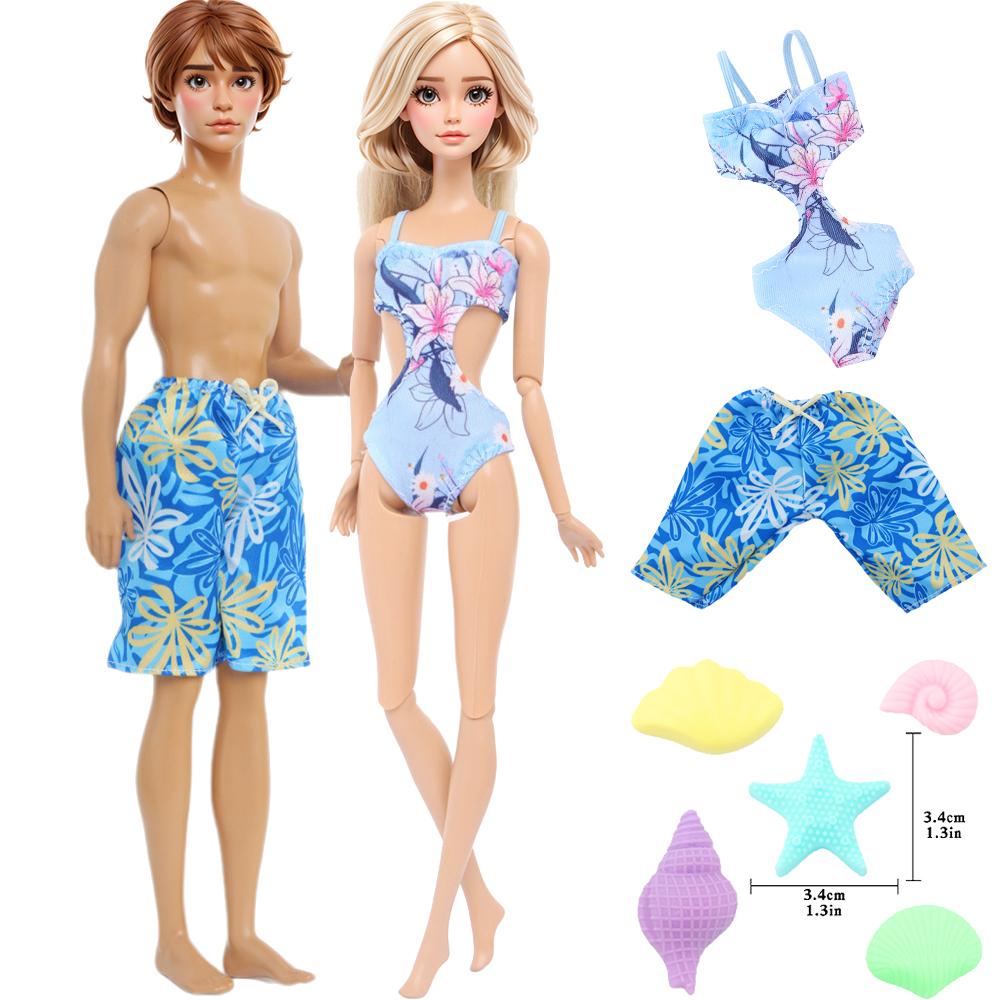 

Модная кукольная одежда для куклы Барби для куклы Кена 11,5 летняя кукольная одежда купальник короткие штаны мини-пластиковые раковины детские игрушки аксессуары