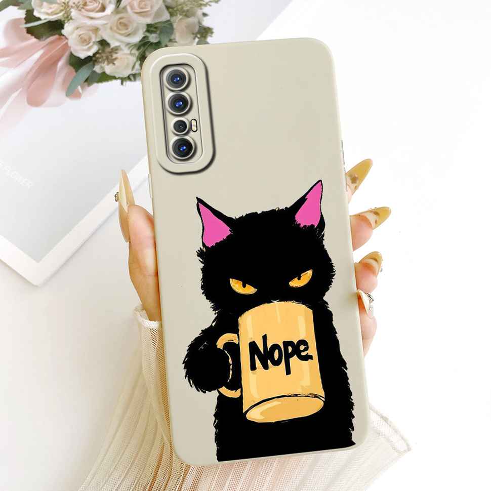 Soft Dragon Silicone Case For OPPO Reno3 Reno 3 Pro 3Pro 4G 6.4" CPH2035 CPH2037 CPH2036 Shell Couples Phone Cover