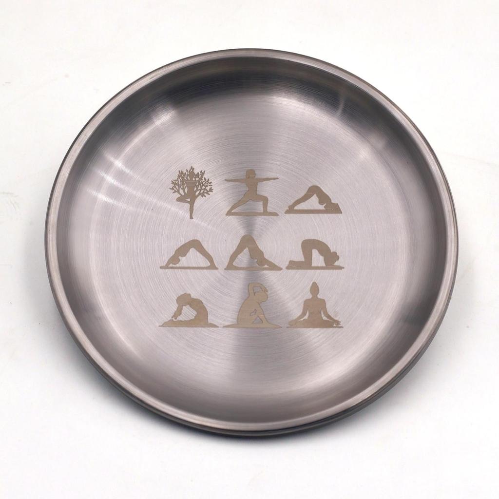 Offering Bowl Ritual Plate Great for Altar use, Shamanic Wicca Ritual, Incense Burner, Smudging, Decoration (Metatron)